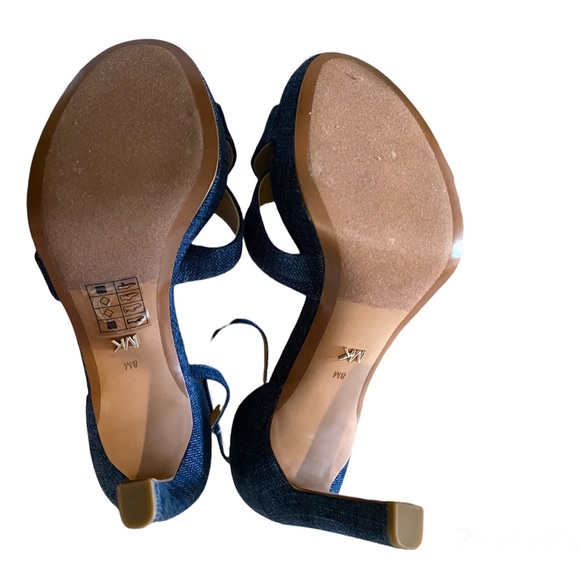 MICHAEL KORS Women's ALEXIA Denim Sandal size:8 - Picture 5 of 5